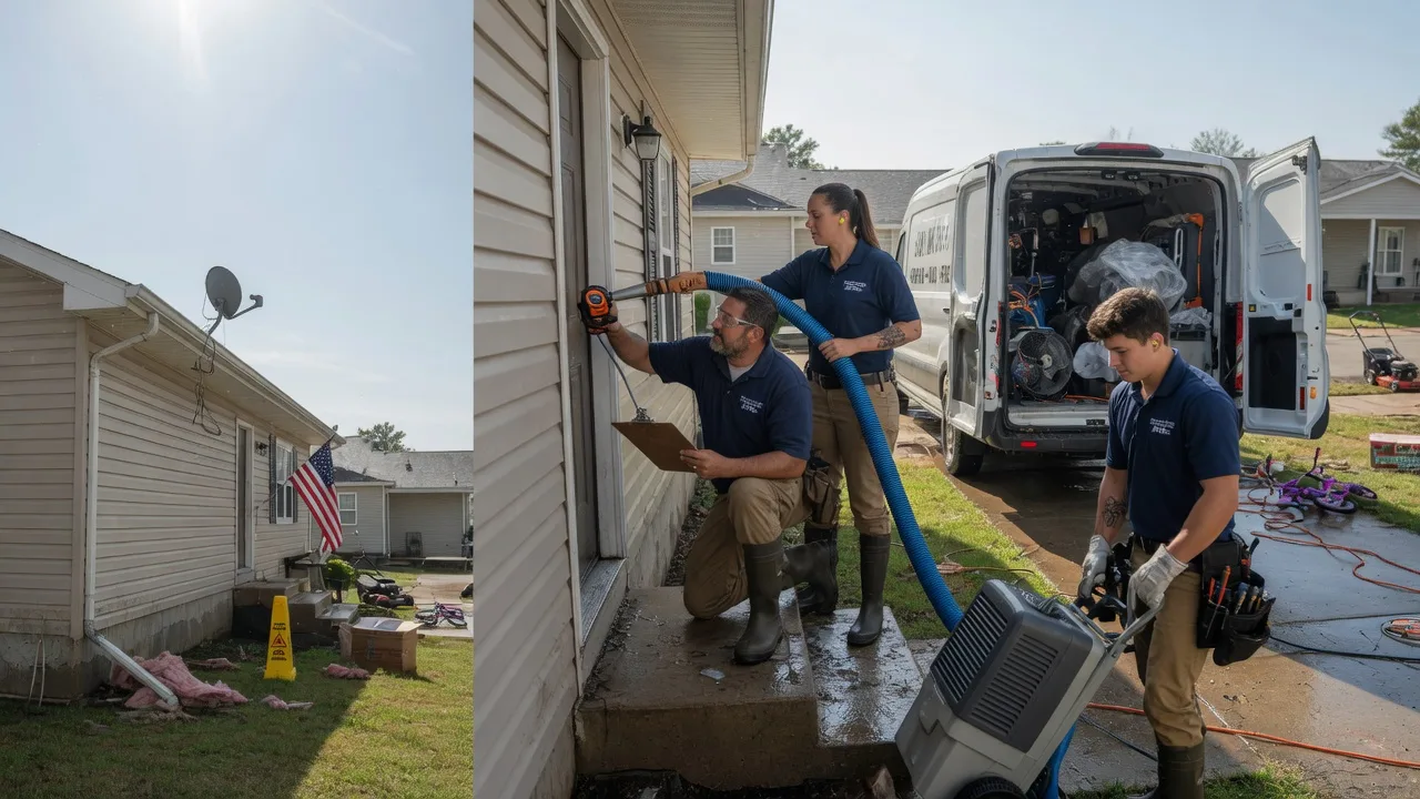 Ceiling Water Damage Restoration in Switz City, IN near me